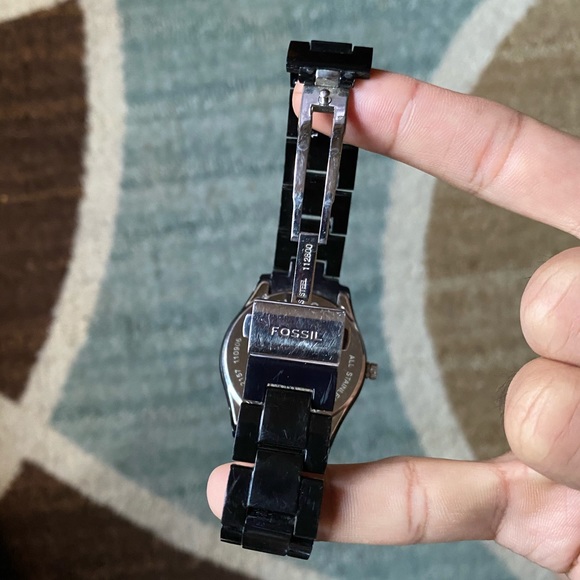 Fossil Watch Black Unisex - Picture 3 of 8